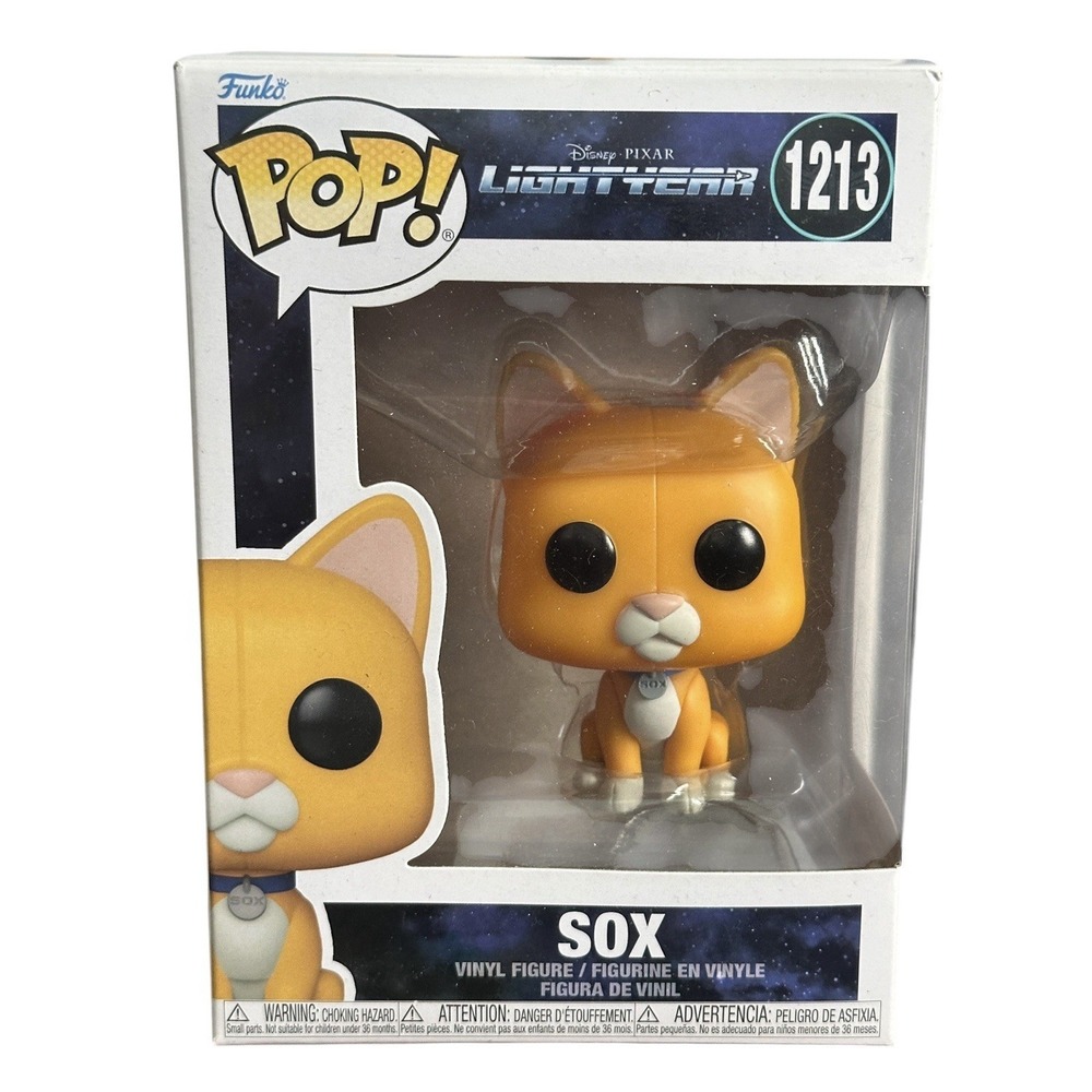 Funko Pop! Disney Pixar Lightyear Sox #1213 Vinyl Figure Orange Cat